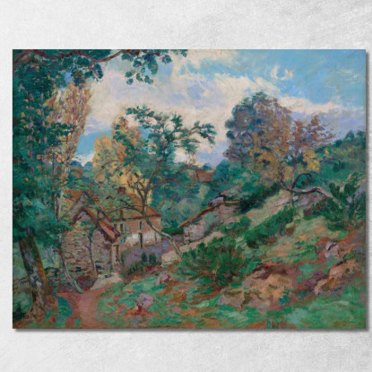 Paesaggio 2 Armand Guillaumin agl53 quadro stampato su tela