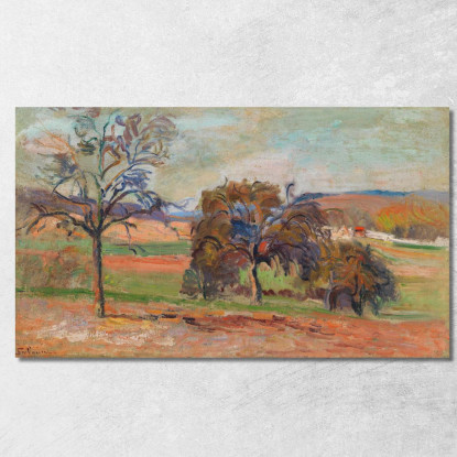 Paesaggio Boscoso Armand Guillaumin agl55 quadro stampato su tela