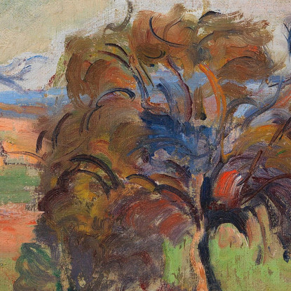 Paesaggio Boscoso Armand Guillaumin agl55 quadro stampato su tela