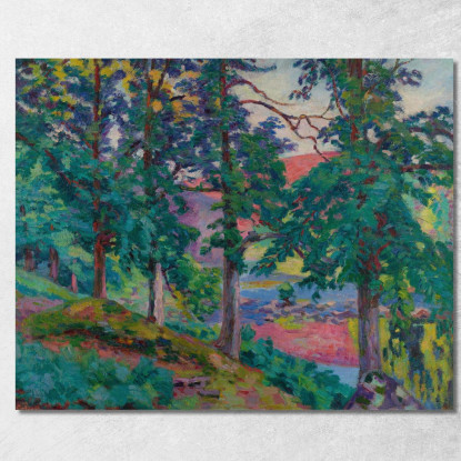 Paesaggio Della Creuse 2 Armand Guillaumin agl58 quadro stampato su tela