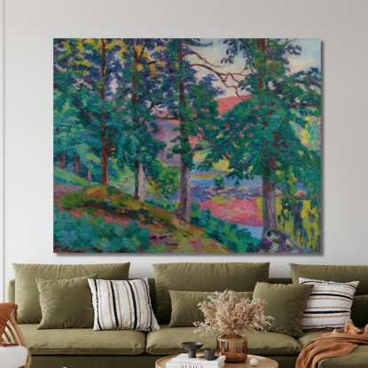 Paesaggio Della Creuse 2 Armand Guillaumin agl58 quadro stampato su tela