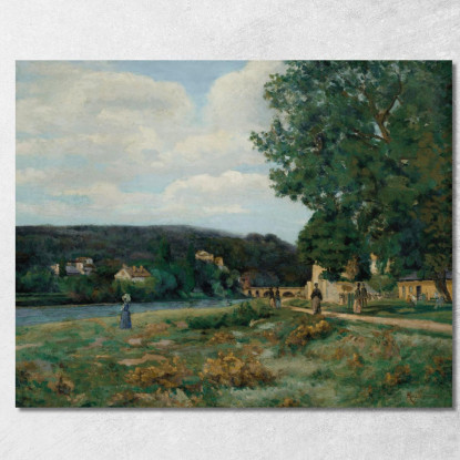 Paesaggio Dell'Île-De-France Armand Guillaumin agl64 quadro stampato su tela