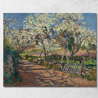 Paesaggio Di Primavera Armand Guillaumin agl65 quadro stampato su tela