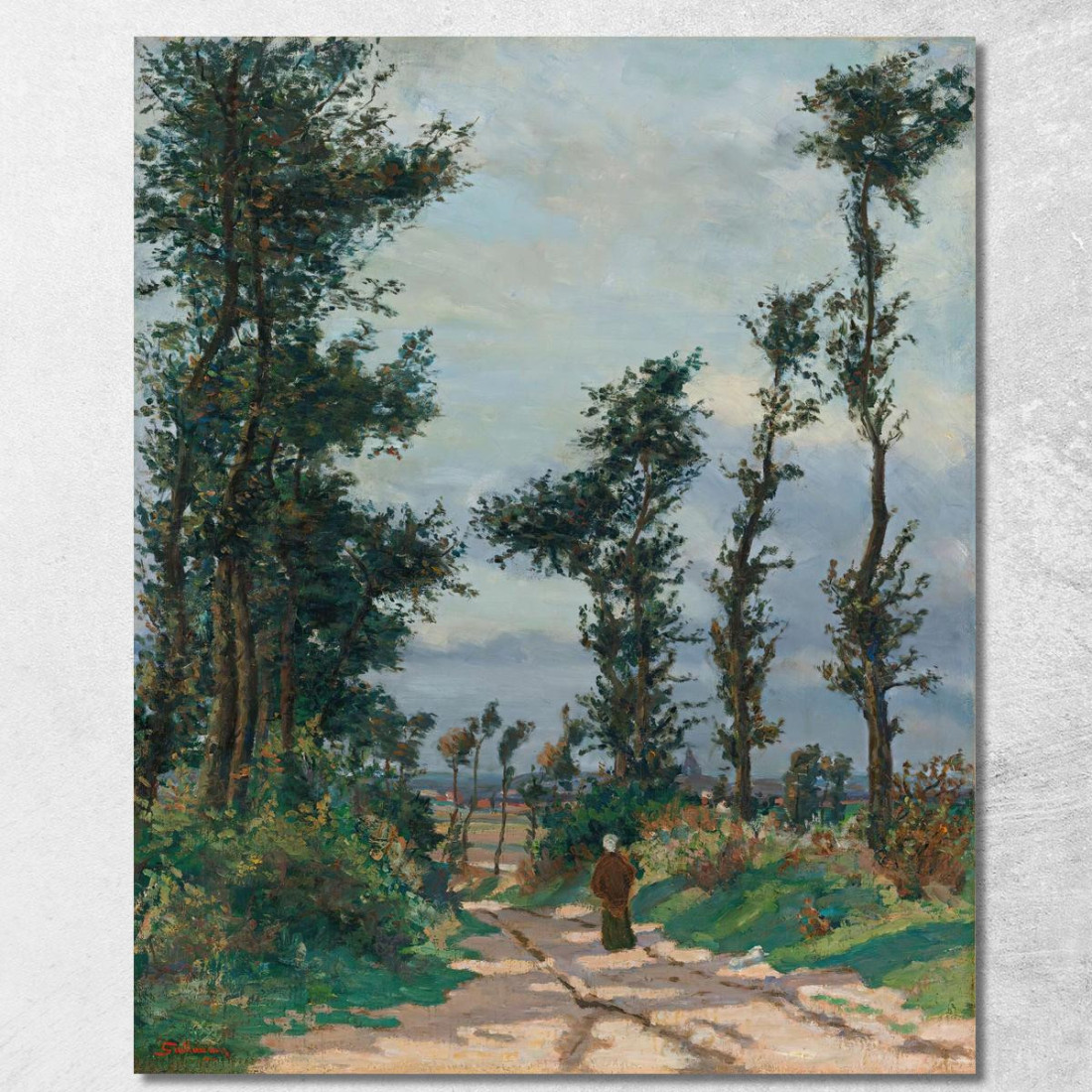 Paesaggio Dell'Île-De-France 2 Armand Guillaumin agl67 quadro stampato su tela