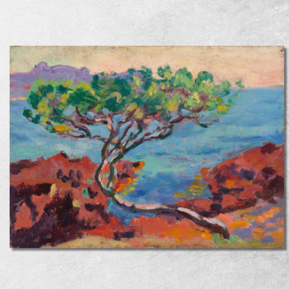 Paesaggio Marittimo Armand Guillaumin agl69 quadro stampato su tela