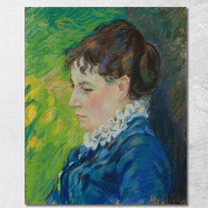 Ritratto Della Moglie Dell'Artista Armand Guillaumin agl74 quadro stampato su tela