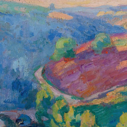 Valle Della Creuse Armand Guillaumin agl93 quadro stampato su tela