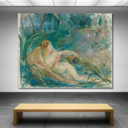 Apollo Rivela La Sua Divinità Alla Pastorella Issé (Dopo François Boucher) Berthe Morisot bmr3 quadro stampato su tela