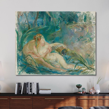 Apollo Rivela La Sua Divinità Alla Pastorella Issé (Dopo François Boucher) Berthe Morisot bmr3 quadro stampato su tela