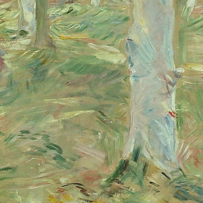 Foresta Di Compiègne Berthe Morisot bmr13 quadro stampato su tela