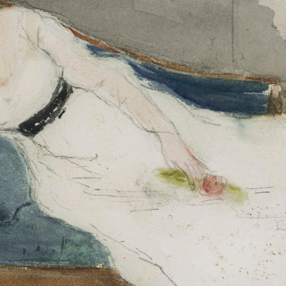 Madame Gobillard E Sua Figlia Paule Berthe Morisot bmr23 quadro stampato su tela