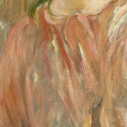 La Figlia Dell'Artista Con Un Pappagallino Berthe Morisot bmr34 quadro stampato su tela