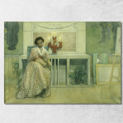 Dopo Il Ballo Carl Larsson clr3 quadro stampato su tela