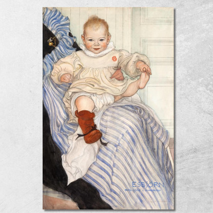 Esbjörn Carl Larsson clr11 quadro stampato su tela