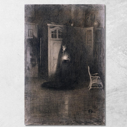 Buonanotte Carl Larsson clr13 quadro stampato su tela