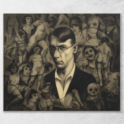 Angoscia 2 Karl Wiener kwn68 quadro stampato su tela