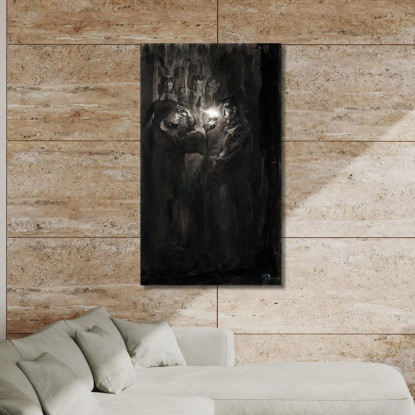 Illustrazione Per Singoalla – Il Vento È Il Mio Amante Di Viktor Rydberg 4 Carl Larsson clr20 quadro stampato su tela