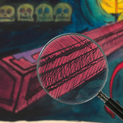 Completato Karl Wiener kwn70 quadro stampato su tela