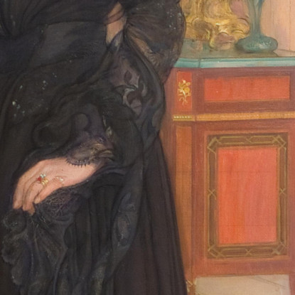 Ritratto Della Signora Signe Thiel 2 Carl Larsson clr44 quadro stampato su tela