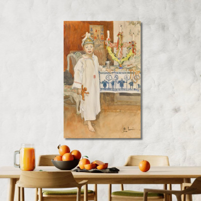 Ulf Carl Larsson clr58 quadro stampato su tela