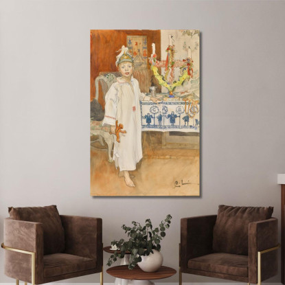 Ulf Carl Larsson clr58 quadro stampato su tela