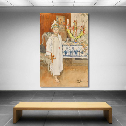 Ulf Carl Larsson clr58 quadro stampato su tela