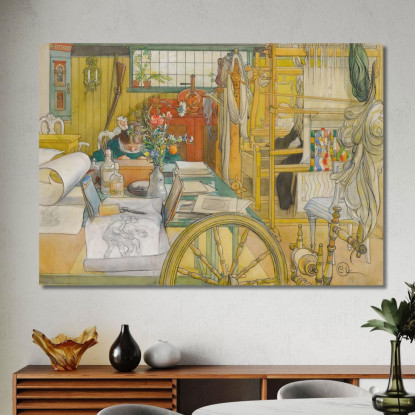 Verkstaden – L’Officina Carl Larsson clr59 quadro stampato su tela