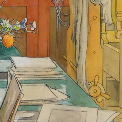 Verkstaden – L’Officina Carl Larsson clr59 quadro stampato su tela