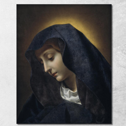 La Vergine Carlo Dolci cdl12 quadro stampato su tela