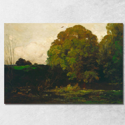 Uno Stagno Nel Morvan Charles François Daubigny cfd2 quadro stampato su tela