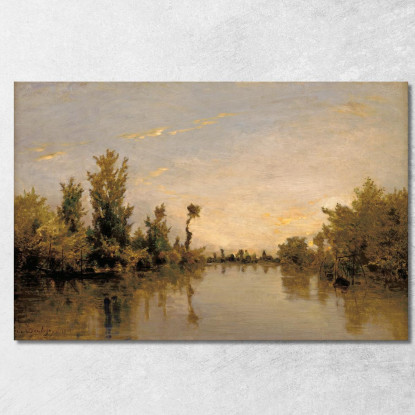 Sponde Della Senna Charles François Daubigny cfd6 quadro stampato su tela