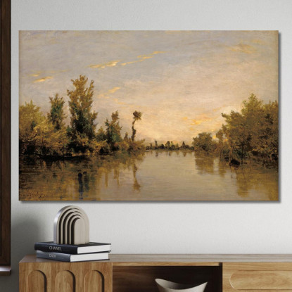 Sponde Della Senna Charles François Daubigny cfd6 quadro stampato su tela