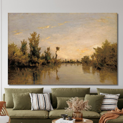 Sponde Della Senna Charles François Daubigny cfd6 quadro stampato su tela