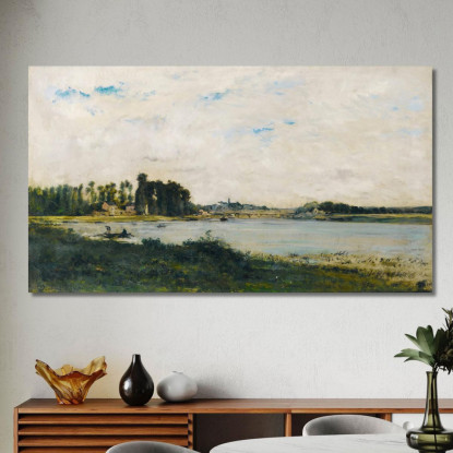 Conflans Charles François Daubigny cfd19 quadro stampato su tela