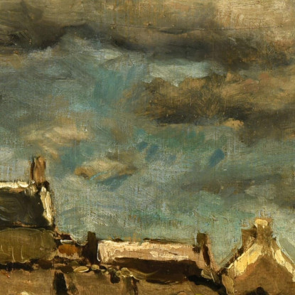 Ingresso Di Kerity Charles François Daubigny cfd24 quadro stampato su tela