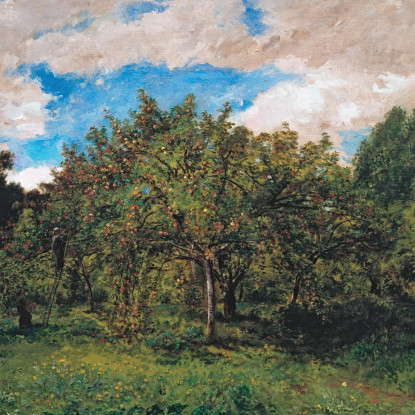 Frutteto Francese Al Tempo Del Raccolto Il Frutteto Charles François Daubigny cfd26 quadro stampato su tela