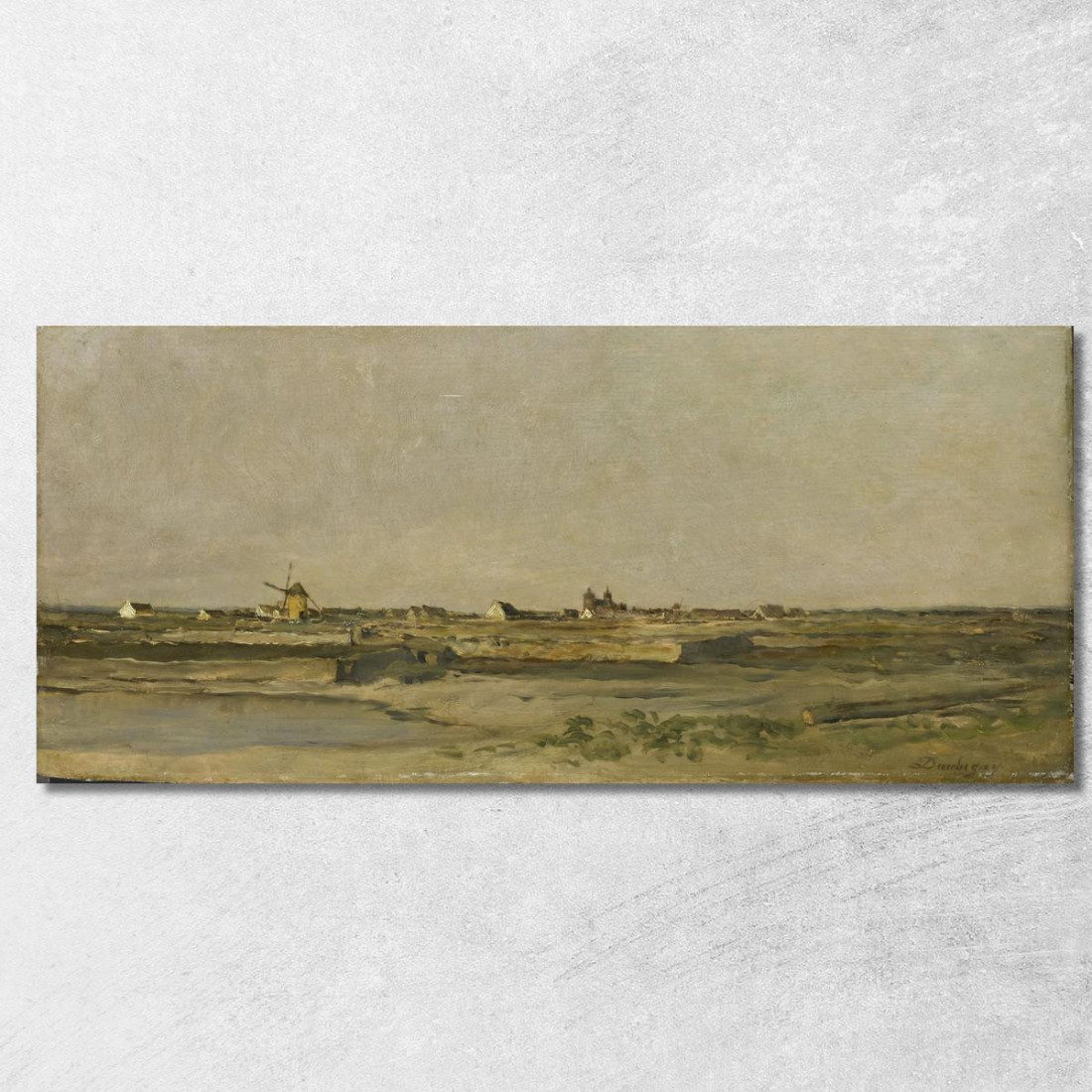 Paesaggio 2 Charles François Daubigny cfd31 quadro stampato su tela