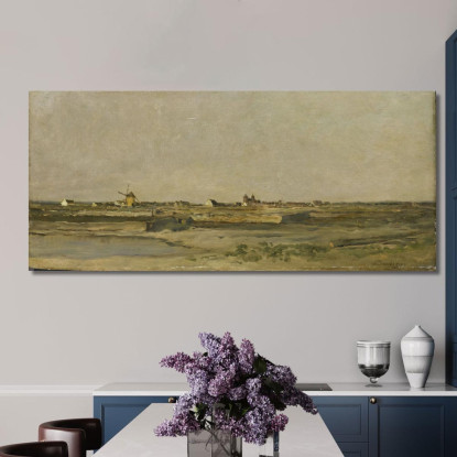 Paesaggio 2 Charles François Daubigny cfd31 quadro stampato su tela