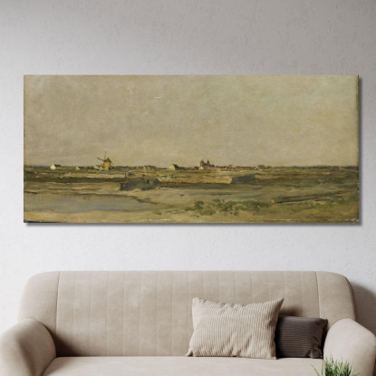 Paesaggio 2 Charles François Daubigny cfd31 quadro stampato su tela