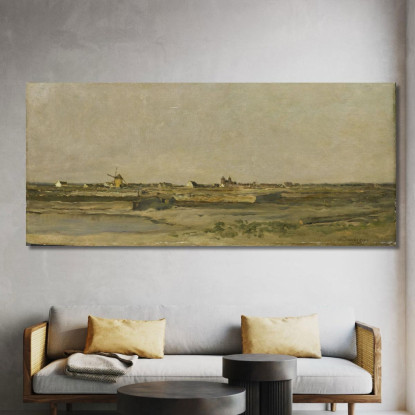 Paesaggio 2 Charles François Daubigny cfd31 quadro stampato su tela