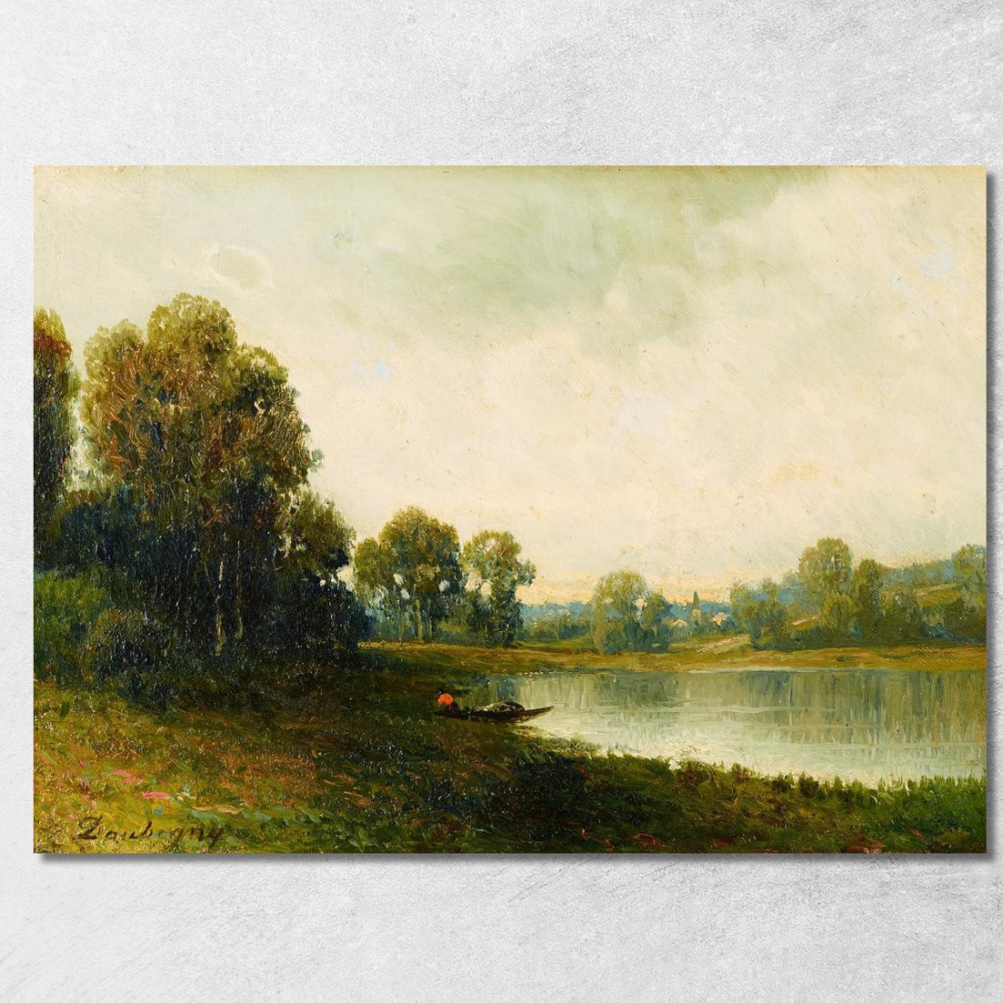 Paesaggio 3 Charles François Daubigny cfd32 quadro stampato su tela