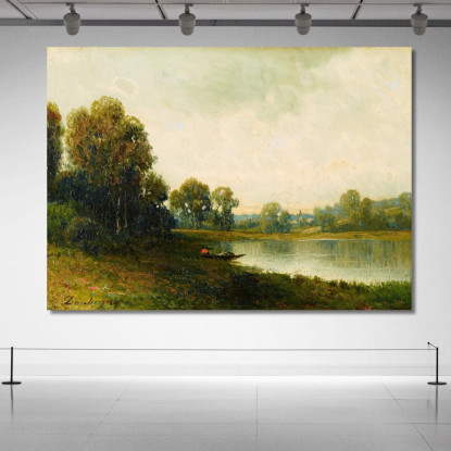 Paesaggio 3 Charles François Daubigny cfd32 quadro stampato su tela