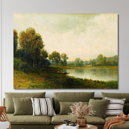 Paesaggio 3 Charles François Daubigny cfd32 quadro stampato su tela