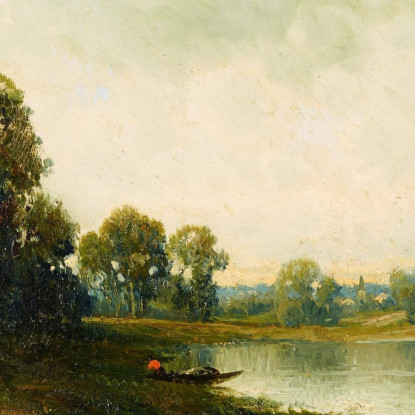 Paesaggio 3 Charles François Daubigny cfd32 quadro stampato su tela