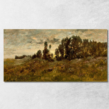 Paesaggio Charles François Daubigny cfd42 quadro stampato su tela