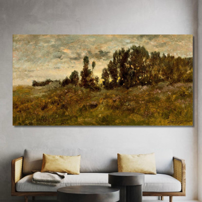 Paesaggio Charles François Daubigny cfd42 quadro stampato su tela