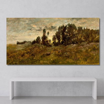 Paesaggio Charles François Daubigny cfd42 quadro stampato su tela