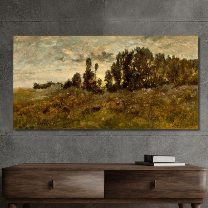 Paesaggio Charles François Daubigny cfd42 quadro stampato su tela