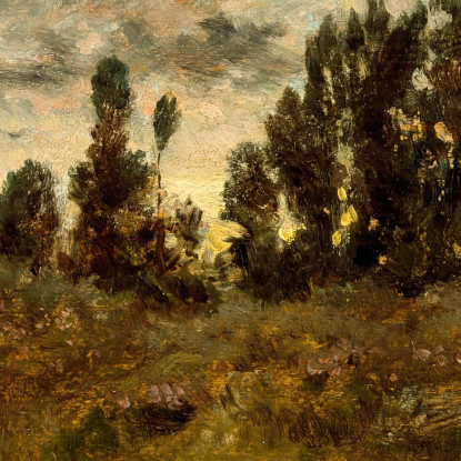 Paesaggio Charles François Daubigny cfd42 quadro stampato su tela