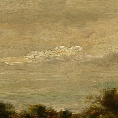 Il Traghetto Charles François Daubigny cfd44 quadro stampato su tela